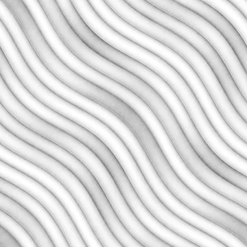 Raster Seamless Greyscale Texture. Gradient Wavy Lines Pattern. Subtle Abstract Stockillustratie