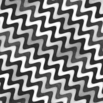 Raster Seamless Greyscale Texture. Gradient Wavy Lines Pattern. Subtle Abstract イラスト素材