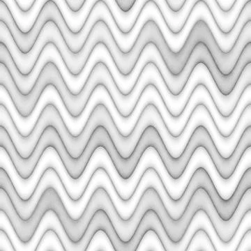 Raster Seamless Greyscale Texture. Gradient Wavy Lines Pattern. Subtle Abstract Stock Illustration