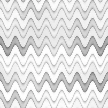 Raster Seamless Greyscale Texture. Gradient Wavy Lines Pattern. Subtle Abstract イラスト素材