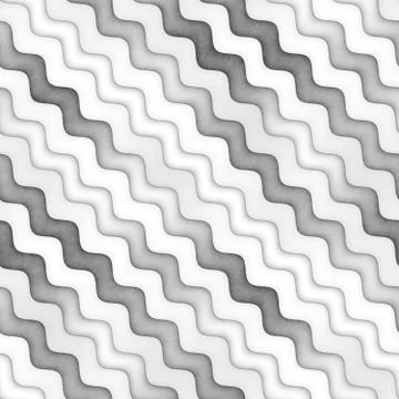 Raster Seamless Greyscale Texture. Gradient Wavy Lines Pattern. Subtle Abstract Stock Illustration
