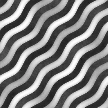 Raster Seamless Greyscale Texture. Gradient Wavy Lines Pattern. Subtle Abstract Illustrazione stock