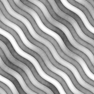 Raster Seamless Greyscale Texture. Gradient Wavy Lines Pattern. Subtle Abstract 스톡 일러스트