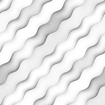 Raster Seamless Greyscale Texture. Gradient Wavy Lines Pattern. Subtle Abstract イラスト素材