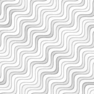Raster Seamless Greyscale Texture. Gradient Wavy Lines Pattern. Subtle Abstract 스톡 일러스트