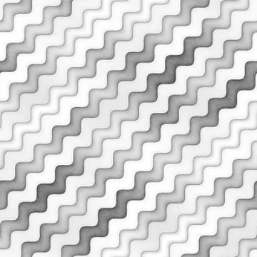 Raster Seamless Greyscale Texture. Gradient Wavy Lines Pattern. Subtle Abstract 스톡 일러스트