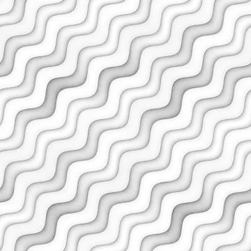 Raster Seamless Greyscale Texture. Gradient Wavy Lines Pattern. Subtle Abstract イラスト素材