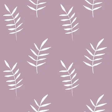 Raster seamless pattern with leaves for your 库存插图