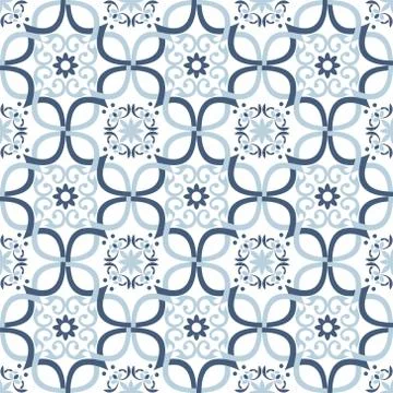Raster seamless tile pattern. Endless texture can be used for wallpaper, pattern Stock Illustration