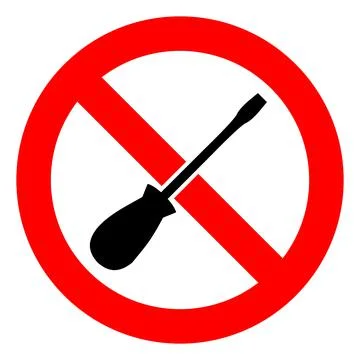 Raster Stop Screwdriver Tuning Icon Illustration Stock Illustration