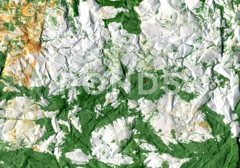 Raster texture on crumpled and worn paper Stock Photos