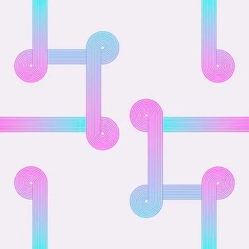 Raster tile pattern with light patterns Stock Illustration