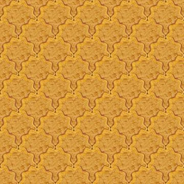 Rasterized graphic seamless background of crackers Illustrazione stock