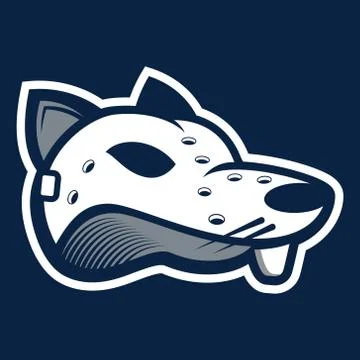 RAT head mask E-Sport logo mascot illustration Stock Illustration