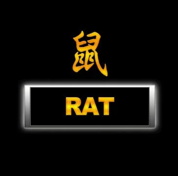 Rat. Stock Illustration