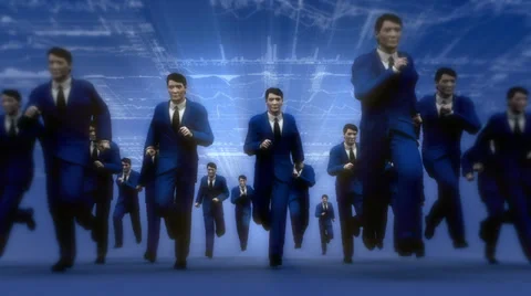 Rat Race Stock Footage 39503249