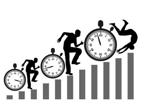 Rat Race Stock Illustration