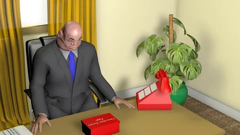 The Rat Who Steals a Box of Easter Eggs From the Boss Vídeos de archivo 73388507