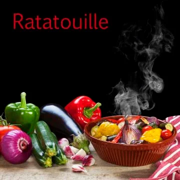 Ratatouille concept Stock Illustration