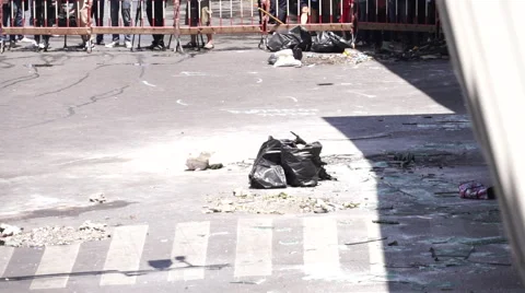 Ratchaprasong Blast Aftermath 05, Bangkok, Thailand Stock-Footage 53805997
