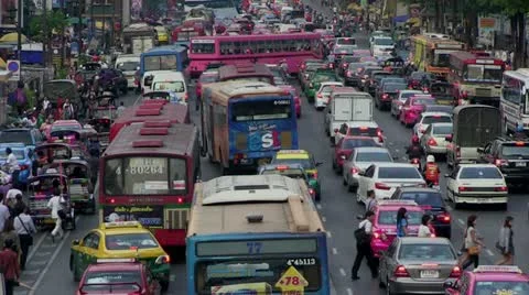 Ratchaprasong Time Lapse 215001 Stock Footage 20500652