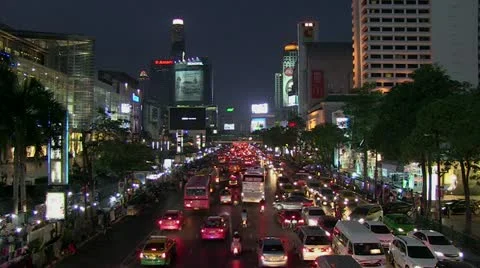 Ratchaprasong Time Lapse 215801 Stock Footage 20501260