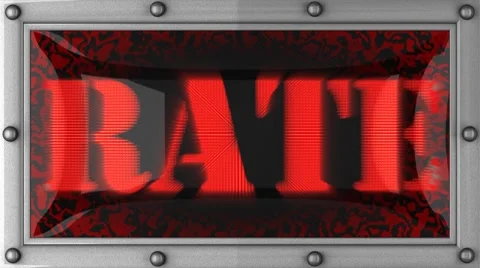 Rate on led Stock Footage 8745283