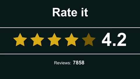 Rate service or product, Quality rating or product review 2d with alpha matte Stock Footage 335800548