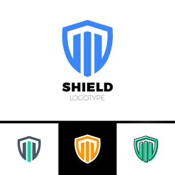 Rate Shield Secure Logo Template Design Vector イラスト素材