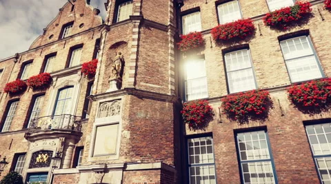 Rathaus of Düsseldorf Germany 動画素材 56134794