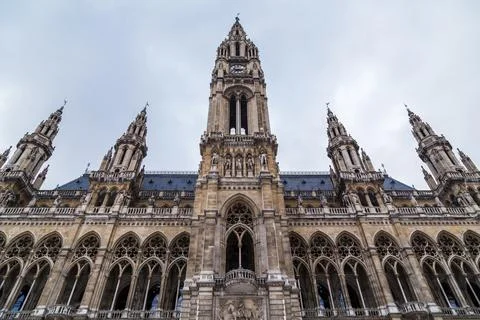 The Rathaus in Vienna Stock Photos