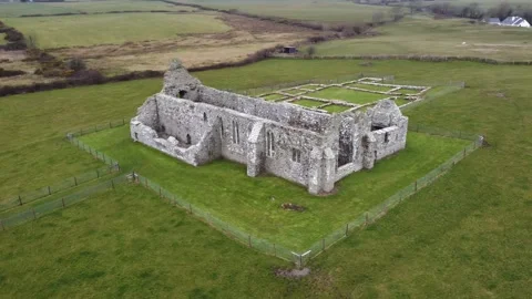 Rathfran Abbey Stock Footage 199294180