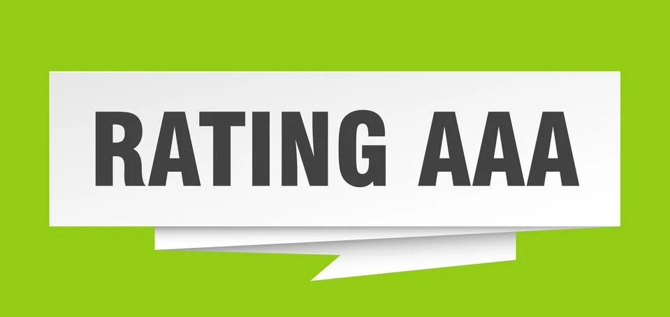 Rating aaa Illustrazione stock