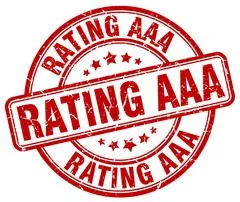 AAA Rating rubber stamp: Royalty Free Illustration #80991454