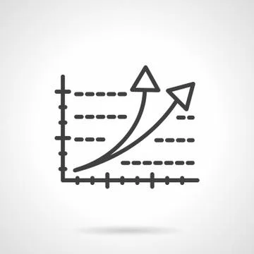 Rating black line vector icon Stock Illustration
