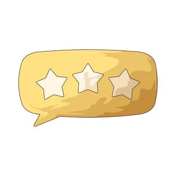 Rating bubble illustration Stock Illustration