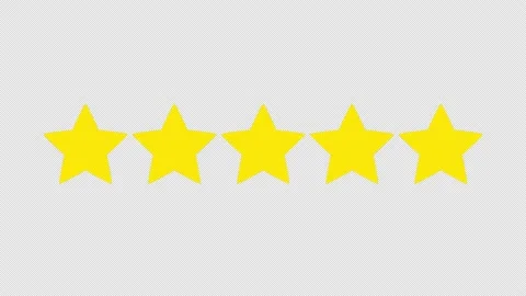 Rating five stars. 動画素材 154739585