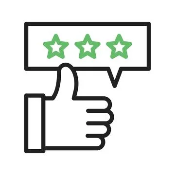 Rating icon vector image. Illustrazione stock