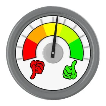 The rating Stock Illustration