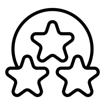 Rating manager icon outline vector. Work job Illustrazione stock