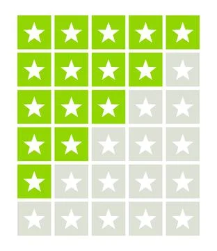 Rating star icons element set vector Stock Illustration
