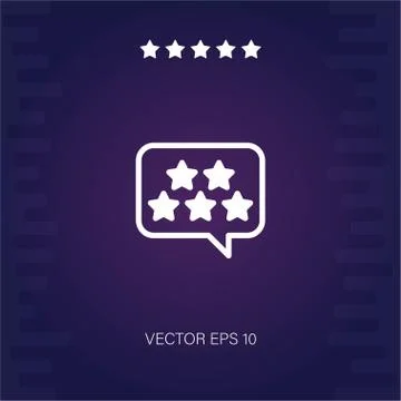 Rating vector icon Stock Illustration