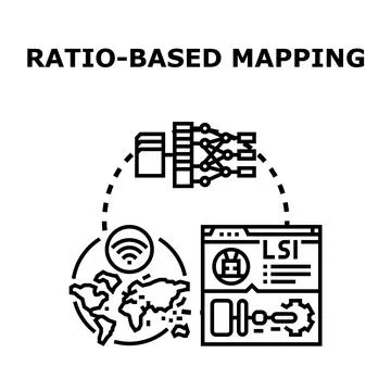 Ratio based mapping algorithm analyzing global data systems 库存插图