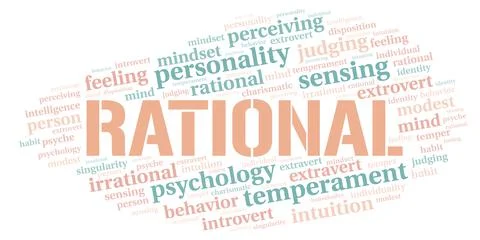 Rational typography word cloud create with the text only. 스톡 일러스트