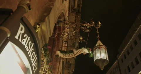 RatSkeller outside lamp Stock Footage 221846614