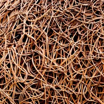 Rattan background and texture Stock Photos