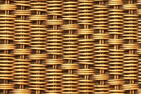 Rattan weave background . Stock Photos
