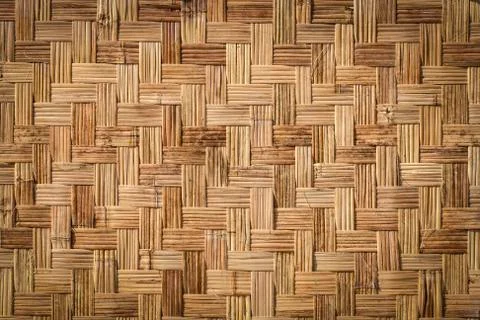Rattan weave background Stock Photos