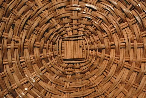 Rattan wicker texture and pattern Stock Photos