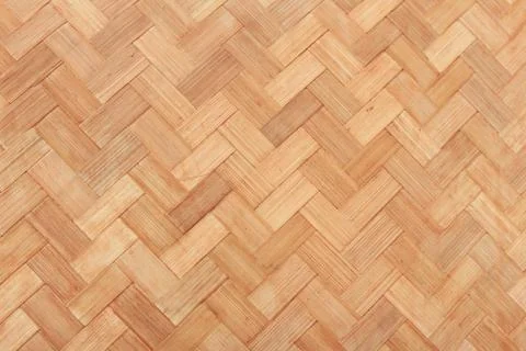 Rattan in a woven pattern Stock Photos